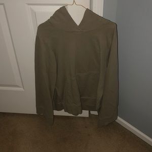 Green hoodie